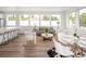 Bright living room featuring large windows, modern furniture, and open layout with dining area at 5462 S Cedar St, Littleton, CO 80120