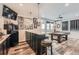 Finished basement with bar area, pool table, and plenty of space for entertainment at 16546 Umatilla Place, Broomfield, CO 80023