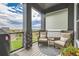 Relaxing patio with comfortable seating and stunning views of the surrounding landscape at 16546 Umatilla Place, Broomfield, CO 80023