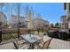 Outdoor deck featuring patio dining set and barbecue, perfect for outdoor gatherings at 24702 E Hoover Pl, Aurora, CO 80016