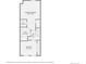 Floorplan of the upper level, showing the primary bedroom, bedroom, bathroom, walk-in closet, and hall at 8197 S Fillmore Way, Centennial, CO 80122