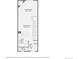 Floorplan of the lower level, showing the living room, kitchen, dining area, bathroom, and foyer at 8197 S Fillmore Way, Centennial, CO 80122