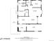 Detailed floor plan of the home, showing the layout of rooms including kitchen, living, and primary bedroom at 600 E Amherst Ave, Englewood, CO 80113