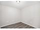 Unfinished basement room with hard surface floors and simple lighting at 2791 S Bahama Ct, Aurora, CO 80013