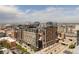 Wide aerial view of building and city skyline at 1901 Wazee St # 1401, Denver, CO 80202