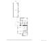 Detailed floor plan showcases the layout of the home's first level with dimensions, including the garage and courtyard at 2577 Depew St, Edgewater, CO 80214