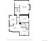 Detailed floor plan showcasing the second floor layout, including the Gathering room, laundry, and kitchen at 2577 Depew St, Edgewater, CO 80214