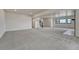 Spacious basement with carpet, ready for customization into a Gathering room or entertainment area at 1740 Joseph Cir, Elizabeth, CO 80107