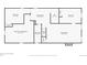 Basement plan showing the layout of the rooms including basement, bathroom and stairs at 2955 E Caley Ave, Centennial, CO 80121