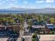 Bustling aerial view of a charming city street with mountains in the background at 1805 W County Road 8, Berthoud, CO 80513