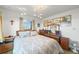 Spacious bedroom with comfortable bedding and nice light at 1805 W County Road 8, Berthoud, CO 80513