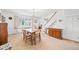 Inviting dining room with natural light and staircase at 1805 W County Road 8, Berthoud, CO 80513