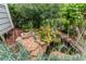Charming backyard pond with lush plants, rocks, and garden statues at 5473 W Prentice Ct, Littleton, CO 80123