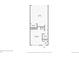 First floor plan featuring a garage, living room, half bath, and utility closet for a comprehensive overview of the layout at 10311 Belvedere Ln, Lone Tree, CO 80124