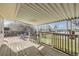 Covered patio area with a view of the backyard at 8361 Mason Cir, Westminster, CO 80031