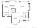 First floor layout showcasing the kitchen, living room, dining area, and laundry at 1932 Sandhurst Dr, Castle Rock, CO 80104