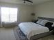 Bedroom with a large window, comfy bed, and stylish decor for a restful ambiance at 569 Alton Way # E, Denver, CO 80230