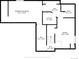 A detailed floor plan showing the layout of the recreation room, hall, utility room and another room at 524 Rider Ridge Dr, Longmont, CO 80504
