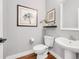 Clean and modern half-bathroom at 1140 S Sherman St, Denver, CO 80210