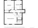 Floor plan shows bedrooms, bathroom and a WIC at 308 Baron Ave, Lafayette, CO 80026