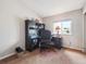 Dedicated home office featuring a desk, ample storage, and natural light, creating a productive and comfortable workspace at 8766 Cresthill Ln, Highlands Ranch, CO 80130