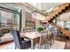 Spacious dining area with access to a private balcony and city views at 1800 Lawrence St # 505, Denver, CO 80202