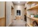 Bright home office features built-in shelves and a workspace at 1800 Lawrence St # 505, Denver, CO 80202