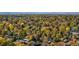 Scenic neighborhood view featuring fall foliage and mountain backdrop at 4395 Zuni St, Denver, CO 80211