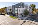 Modern home on a corner lot with well-maintained landscaping at 4395 Zuni St, Denver, CO 80211