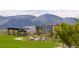 Modern community center with mountain views and outdoor seating at 9657 Browns Peak Cir, Littleton, CO 80125