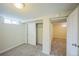 Basement bedroom with carpet and closet at 3620 N Saint Paul St, Denver, CO 80205