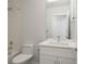 Clean, well-lit bathroom with a modern vanity, subway tile, and a shower-tub combination at 4006 Upham St, Wheat Ridge, CO 80033