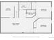 Detailed floor plan layout showcasing the dimensions and arrangement of the home's rooms at 51 S Eaton St, Lakewood, CO 80226