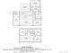 Detailed floorplan showcasing the layout of the home including dimensions of the kitchen, living room, and bedrooms at 51 S Eaton St, Lakewood, CO 80226