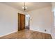 Bedroom with hardwood floors and a closet at 5370 S Sherman St, Littleton, CO 80121