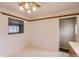 Open dining area with tiled flooring, neutral walls, and ample natural light at 5370 S Sherman St, Littleton, CO 80121