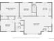 Detailed floor plan showcasing layout of bedrooms, kitchen, living room, and bathrooms at 5370 S Sherman St, Littleton, CO 80121