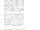 Floorplan of the upper and lower levels of the house at 5370 S Sherman St, Littleton, CO 80121