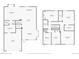Floor plans showing rooms and dimensions on the first and second floors at 20765 E 39Th Ave, Denver, CO 80249