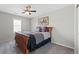 Cozy bedroom with wood flooring and ceiling fan at 26994 E Indore Ave, Aurora, CO 80016