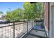 Relaxing balcony with metal floors and railings, offering outdoor seating and open views at 10184 Park Meadows Dr # 1102, Lone Tree, CO 80124