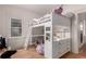 Fun bedroom with a loft bed, desk and storage, great for ! at 2664 Dahlia St, Denver, CO 80207