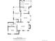 Detailed floor plan showcasing the layout of the home at 2664 Dahlia St, Denver, CO 80207