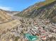 Elevated view of the town nestled in a picturesque mountain setting at 710 6Th St, Georgetown, CO 80444