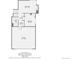 Garage level floor plan with dimensions for the Gathering room, bedroom, laundry, bath, and garage at 9383 Cobblecrest Dr, Highlands Ranch, CO 80126