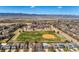 Desirable community with a baseball and football fields, school, and mountain views at 10518 Hyacinth Pl, Highlands Ranch, CO 80129