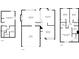 Floor plans showing the basement, main floor, and second floor layouts at 10518 Hyacinth Pl, Highlands Ranch, CO 80129