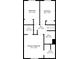 Upstairs floor plan showing three bedrooms, including the main bedroom with WIC, and two full bathrooms at 10518 Hyacinth Pl, Highlands Ranch, CO 80129