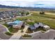 Community pool and clubhouse at 9203 Star Streak Cir, Littleton, CO 80125