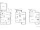 Detailed floor plan showcasing the layout of the main, upper, and lower levels, highlighting room dimensions at 8276 E 28Th Dr, Denver, CO 80238
